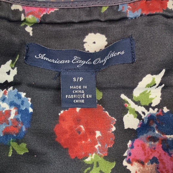 American Eagle Floral Corset Top Size Medium - Picture 2 of 3
